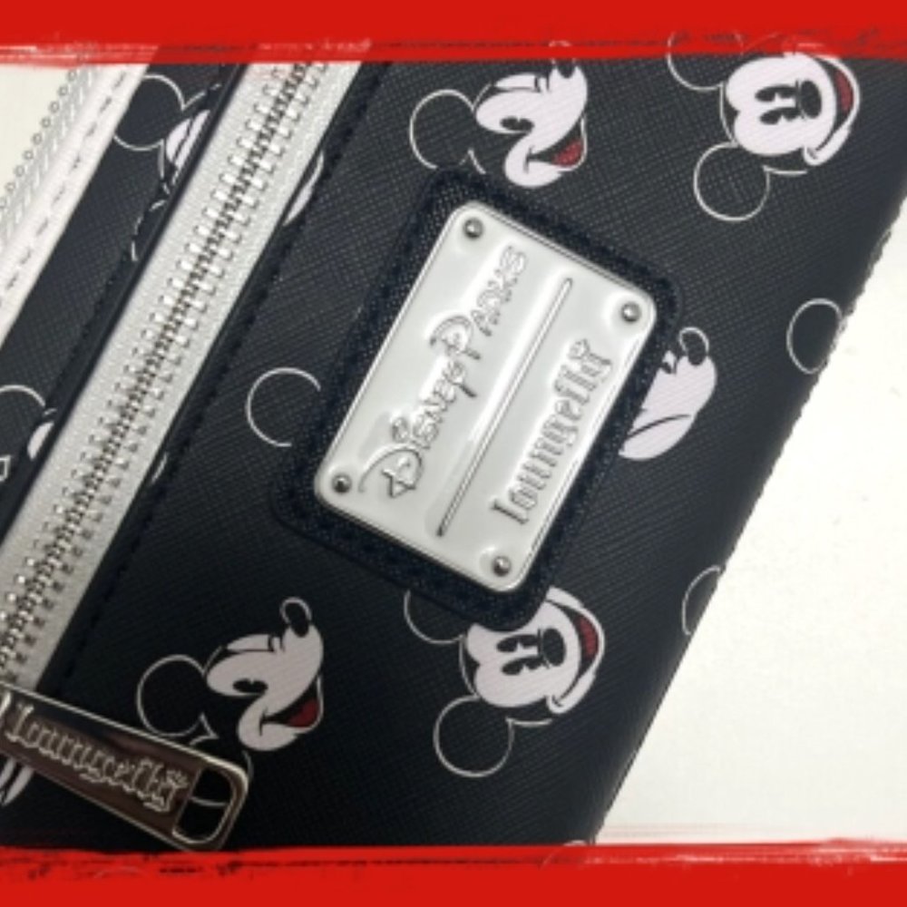 NWT Loungefly x Disney Iconic Mickey Mouse Wallet - Picture 4 of 5